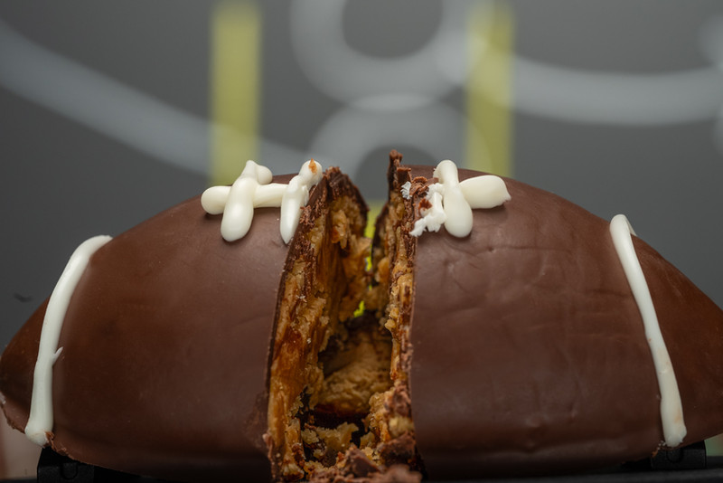Peanut Butter Chocolate Football